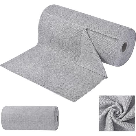 Rouleau de 50 chiffons microfibre 30 x 30 cm, prédécoupés et réutilisables (1/5)