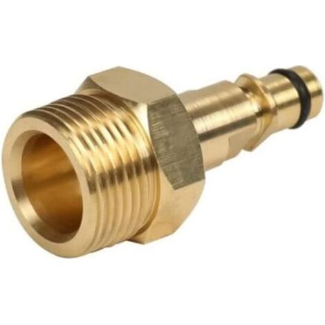 FENOPLASTICAAdaptateur M22 Couplage Rondelle de Pression Quick Connect Embout de Raccordement Raccord de Tuyau Pour Karcher (1/5)