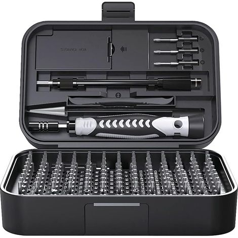 130 en 1 Tournevis de Precision, Portable Kit, Magnétique Outils de Réparation (1/5)