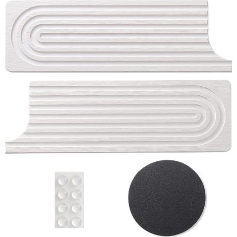 Tapis de robinet d'évier cuisine coussin absorbant en terre diatomées pour les gouttes pierre , prot (1/5)