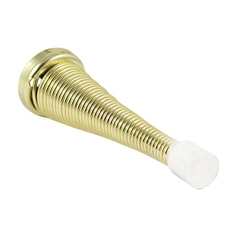 TIMCO Spring Door Stops Electro Brass - 78 x 24