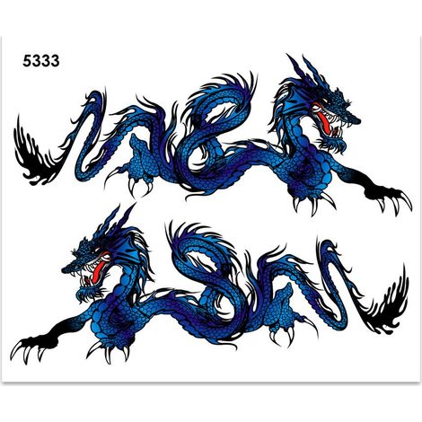 Adesivi Stickers Midi Drago 35 x 25 cm (1/4)