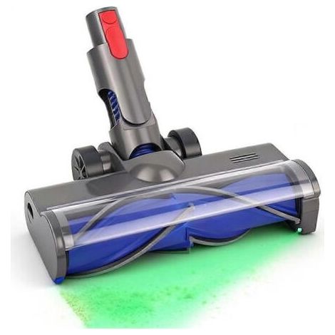 Brosse d'aspirateur Roborock H6 H7 en forme de V avec poils turbo et phares pour sols durs et moquettes. (1/5)