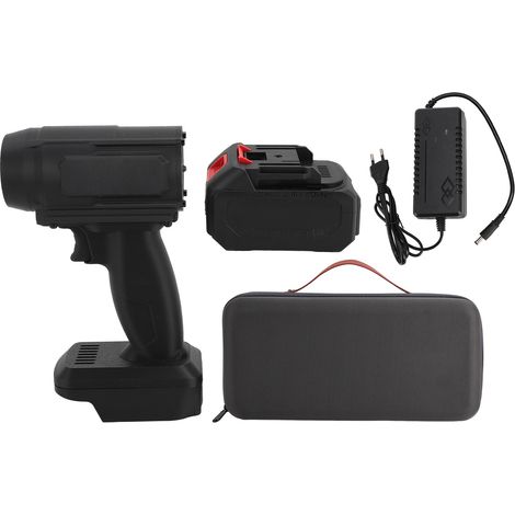 Ortviai Souffleur Électrique Turbo Violent 500000 tr/min – Moteur Brushless 50 mm, Poussée 3000 g, Batterie Rechargeable 16000 mAh