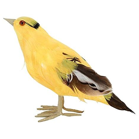 Uccello oriolo artificiale – con piume – simulazione – decorazione da giardino per esterni