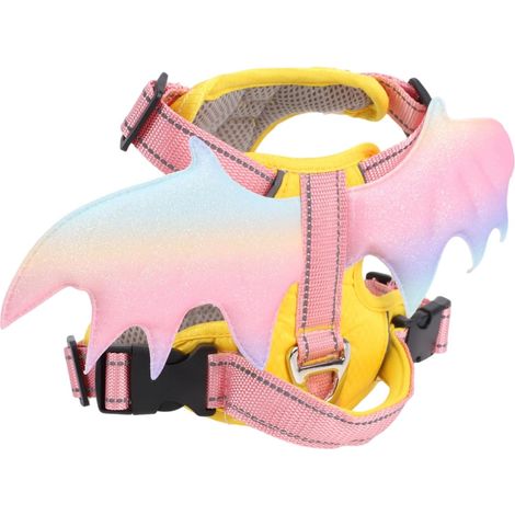 Wings – Ausbruchsicheres, weiches und verstellbares Haustiergeschirr für Hunde und Katzen mit 3D-Flügeldesign für Spaziergänge und Reisen (1/5)