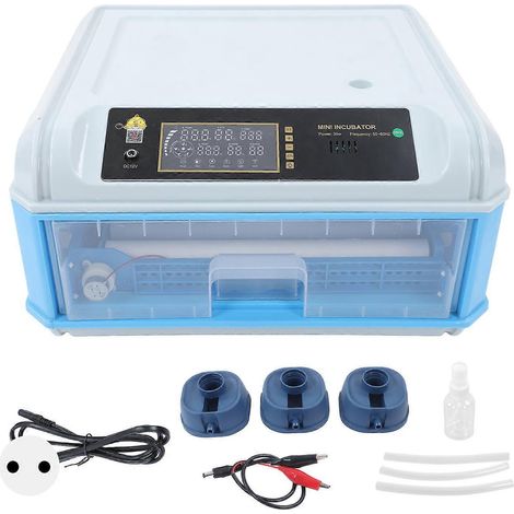 Brutapparat für 36 Eier mit LED-Schublade und automatischer Wassernachfüllung. Ideal für Enten, Hühner und andere Vögel. 220-V-EU-Stecker.