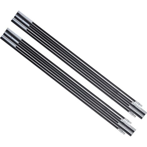 Kit de Barres de Soutien en Fibre de Verre pour Tentes de Camping et Abris Solaires Extérieurs