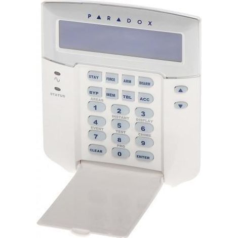 Paradox K-641 PLUS tastiera bianca argentata per allarme