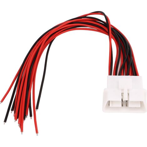 Câble Extension OBD2 16 Broches Toivize J1962M Connecteur Femelle ABS Souple Harnais Complet Lot de 2 Pièces Blanc (1/5)