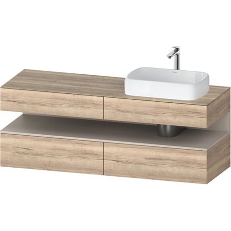 Duravit Collection One Meuble sous-vasque sur console, 2 tiroirs,