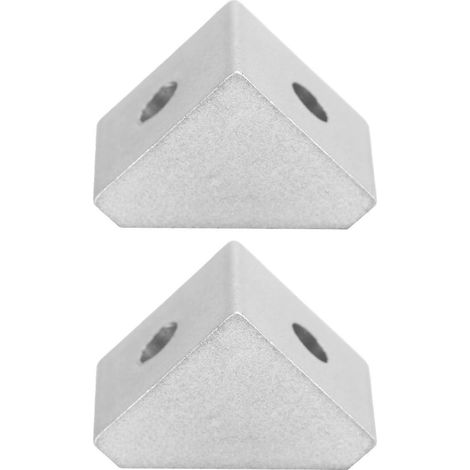 2 Stück Eckverbinder für Innenecken, rechtwinklige Dreieckssitzfläche 320400010001 15x15mm