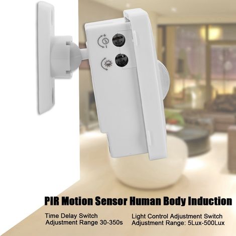 Détecteur de mouvement infrarouge PIR automatique et réglable, interrupteur à induction de présence humaine pour lampe LED 12 V (1/5)