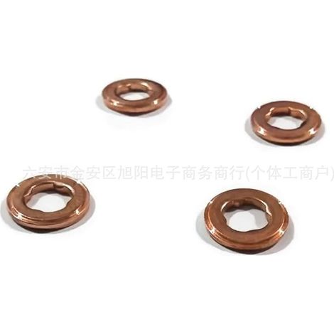 Copper gasket 1715204 9M5Q9E568BA suitable for 4 pieces of Ford Mondeo injector (1/5)