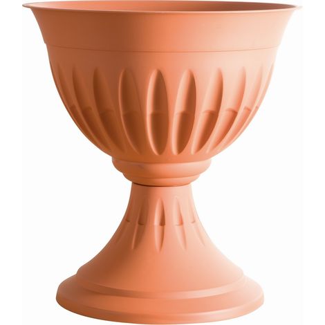 1PZ VASO A CALICE ALBA Col. Terracotta Ø cm. 43x46 h (1/2)