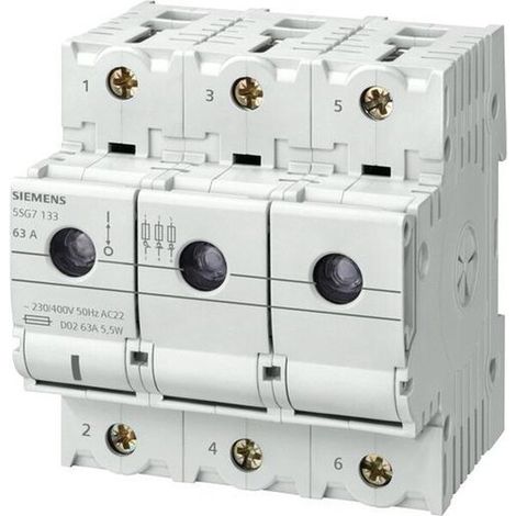 Siemens MINIZED D02 25A 3P OES / SIEMEN 5SG7133-8BA25