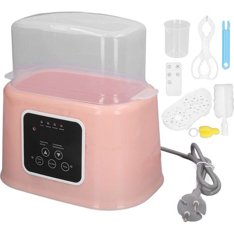 Chauffe-biberon intelligent 2 en 1, réchauffe lait rapide avec décongélation et fonction repas bébé, type 1 fiche UE 220V (1/5)