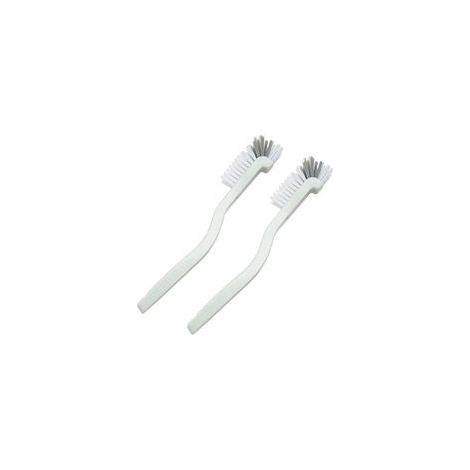 Juego de 2 cepillos multiusos para limpiar botellas: cepillo para botellas, cepillo para tazas de café y cepillo para botellas con mango largo y curvo. (1/4)