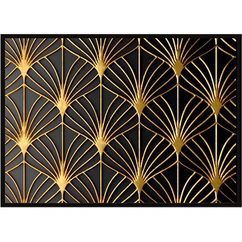 Bildplakat im Rahmen 53x73 cm Gold P1595 (1/3)
