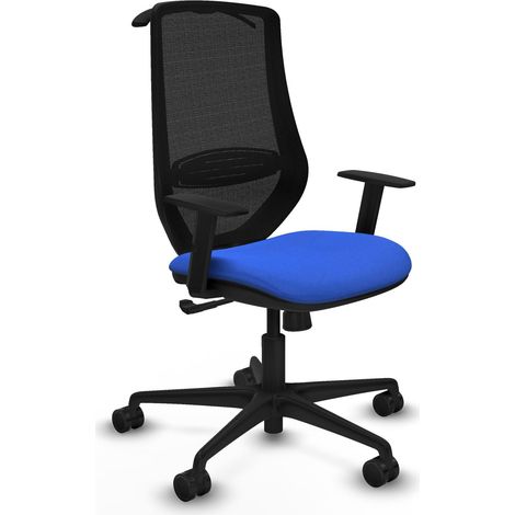 Piqueras y Crespo Mardos Sedia da Ufficio Blu Comfort