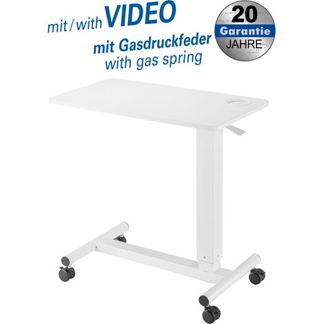 my wall Workstation de Station de travail mobile avec ressort de Gas HT15L, Support pour ordinateur portable et plateau de Bed, Laptop Stand de Height Adjustable, Laptop Stand, MacBook Stand, (1/5)