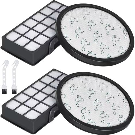 Lot de 2 Filtres Aspirateur - Compatible Rowenta Cyclonic - HEPA Lavable - Pour X-Trem Power et Silence Force - Dimensions 19x9,7cm (1/5)