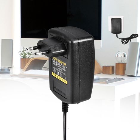 Adaptateur secteur universel AC100-240V vers DC 24V 1A, câble d'alimentation mural, prise européenne 5,5 x 2,1 mm (1/5)
