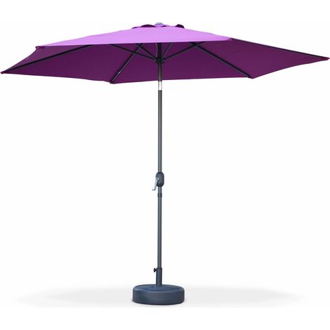 3m round centre pole parasol, Touquet, Purple (1/5)