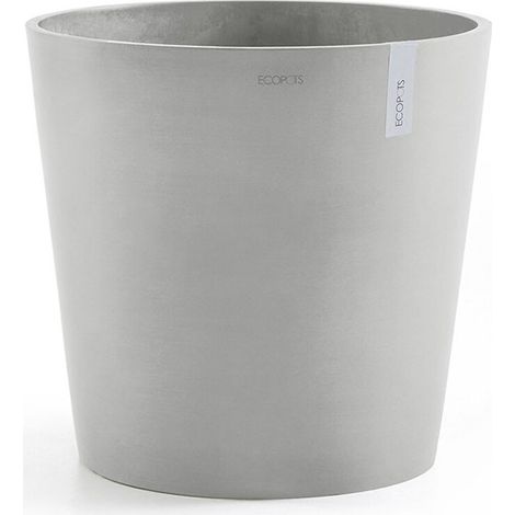 VASO TONDO AMSTERDAM GRIGIO CHIARO D50XH44,5CM ECOPOTS VASO FIORI
