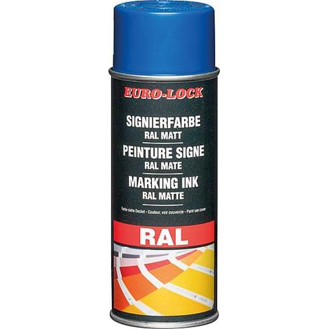 Spray couleur RAL 5010 bleu gentiane mat, 400 ml (1/5)