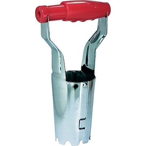 Planteuse automatique de bulbes, transplantoir de semis de légumes et de fleurs, outil de plantation de semis agricoles, manche en plastique, rouge (1/5)
