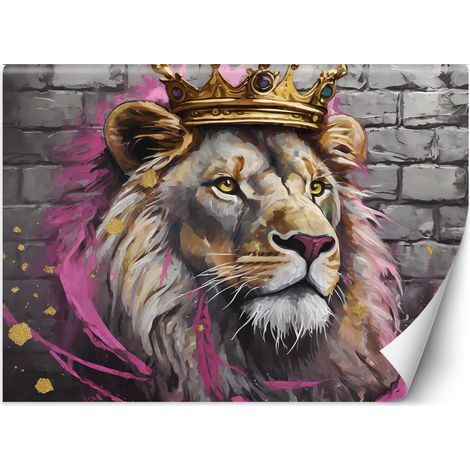 Papier peint Roi Lion Rose 150x105 (1/5)