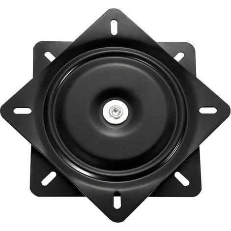 Plateau tournant pour meubles en métal, fixation pivotante à 360°, 150 x 150 x 1,5 mm, robuste (1/5)