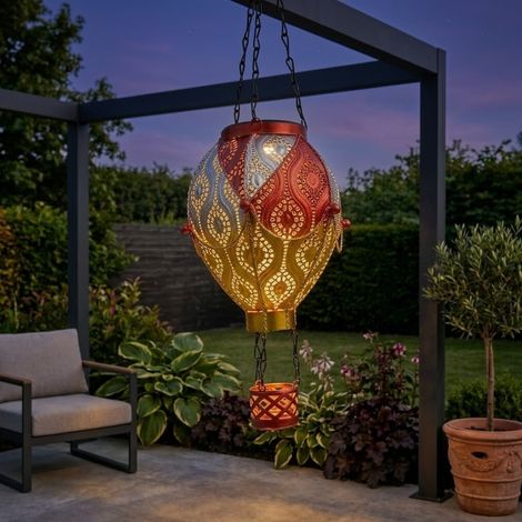 Lunaria Moroccan Hanging Solar Hot Air Balloon (1/2)