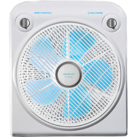 Cecotec EnergySilence 6000 PowerBox Ventilador de Suelo. 5 aspas. 50W. 3 velocidades. Motor de Cobre. con regilla Rotatoria. Tem (1/5)