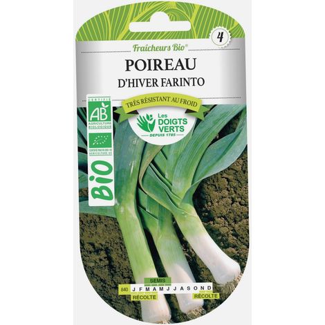 Semillas de puerro de invierno Farinto BIO Les Doigts Verts (1/2)