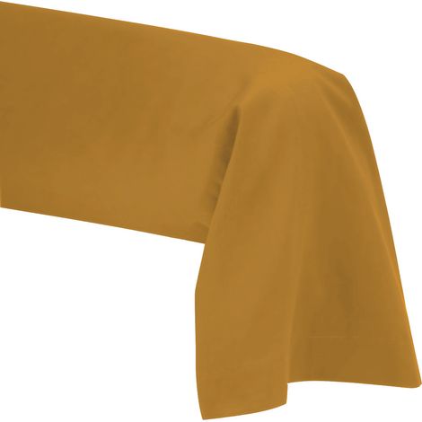 Taie de Traversin 45 x 185 cm - Safran - 100% coton 57 Fils