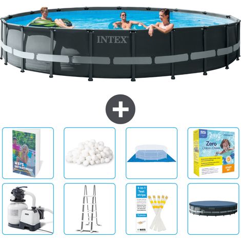 Intex Piscine Ultra XTR Ronde - 610x122 cm - 9-pièces  S597 (1/4)
