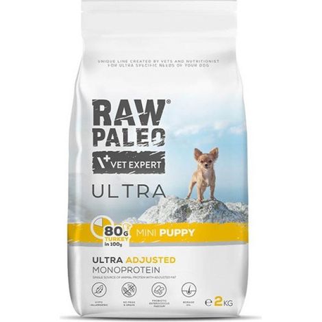 VetExpert Raw Paleo Ultra Turkey Mini Puppy 2kg (1/2)