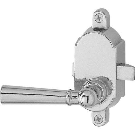 CLOVAN picaporte cromo c1 derecha , Picaporte con manilla clásico de sobreponer C1Tamaño:100x40mmCromado-Apertura derecha (1/3)
