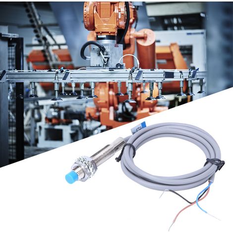 JYIO 10 Stück LJ8A3-2 Näherungsschalter mit BY M8 DC 3-Draht PNP NO induktive Näherungsschalter (1/5)