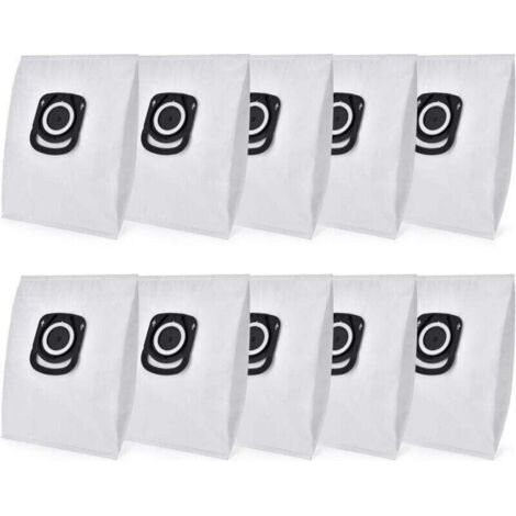 Lot de 10 sacs d'aspirateur pour Rowenta Hygiene + ZR200520 ZR2007205 couches de tissu non tisséExcellente filtration poussière et pollen RO39xx (1/4)