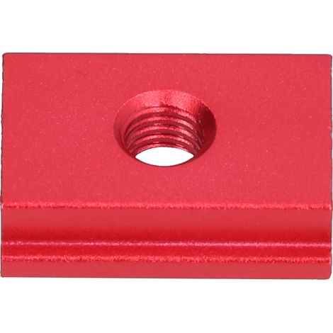 Glissière de guidage rouge M6 en alliage d'aluminium pour le travail du bois (1/5)