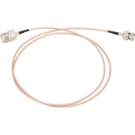 Câble coaxial UHF SO239 vers BNC mâle pour radio CB, émetteur-récepteur amateur, analyseur d'antenne et scanner radio (1/5)
