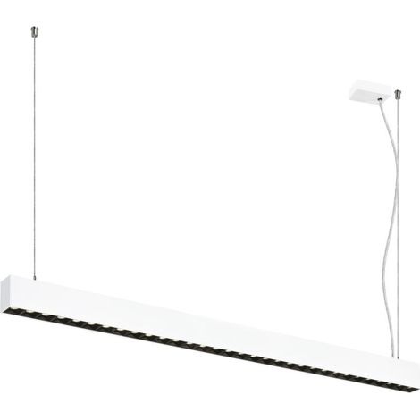 Suspension GLENOS® PRO 12 m DALI UGR16 long. 210 cm 4000K blanc / noir - SLV - 1010511
