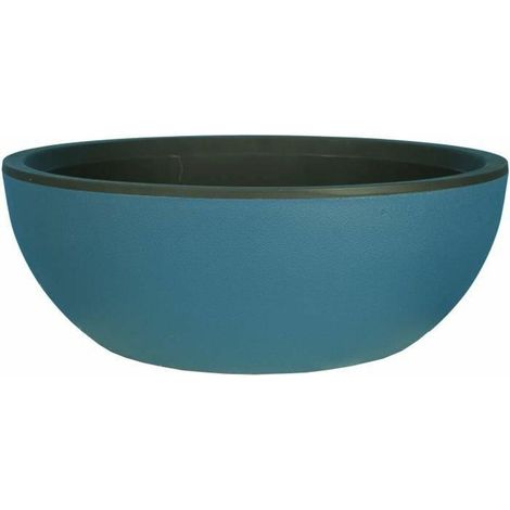 Riss Riviera Granit-Blumentopf blau 40 cm (1/2)