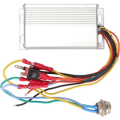 Contrôleur de moteur sans balais en alliage d'aluminium pour vélo électrique et trottinette, 36V-48V, régulateur de vitesse brushless pour E-bike. (1/5)