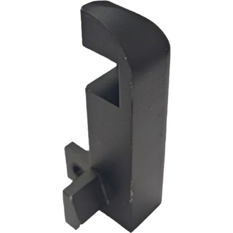 TRADE SHOP - Connettore Per Profilo Angolare Per Strisce Led Nero A Luce Indiretta In Alluminio Al-34-7 -