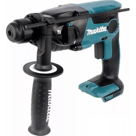 Makita – Perforateur 18V Li-Ion 16mm SDS-Plus – 2 modes perçage à percussion – Frein électrique – Technologie XPT – Éclairage LED