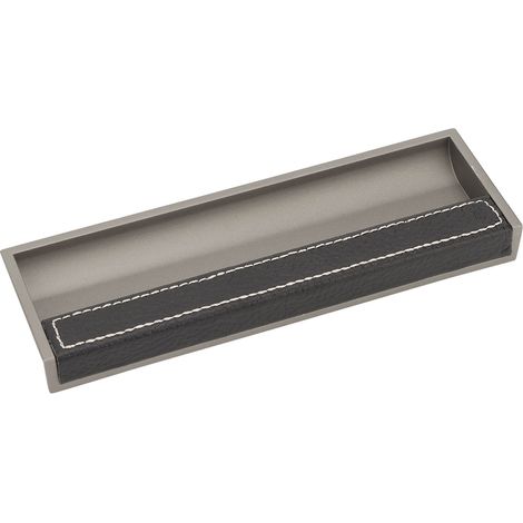 Poignée de tiroir encastrée noire pour armoire et porte coulissante (1/5)